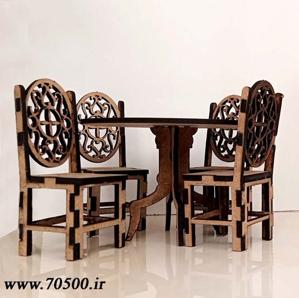 میز و صندلی خانه عروسکی