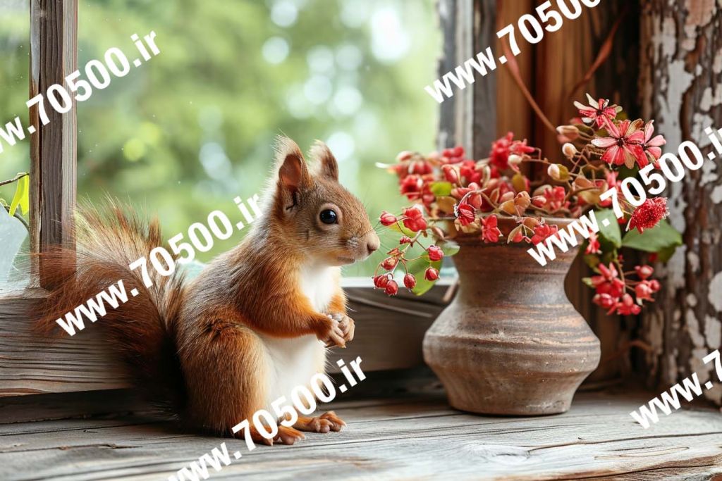 دانلود عکس با کیفیت سنجاب کیوت برای طراحی و نقاشی