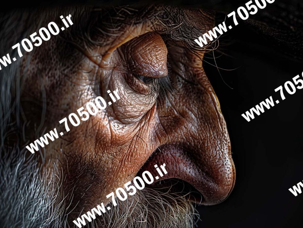 عکس پرتره پیرمرد