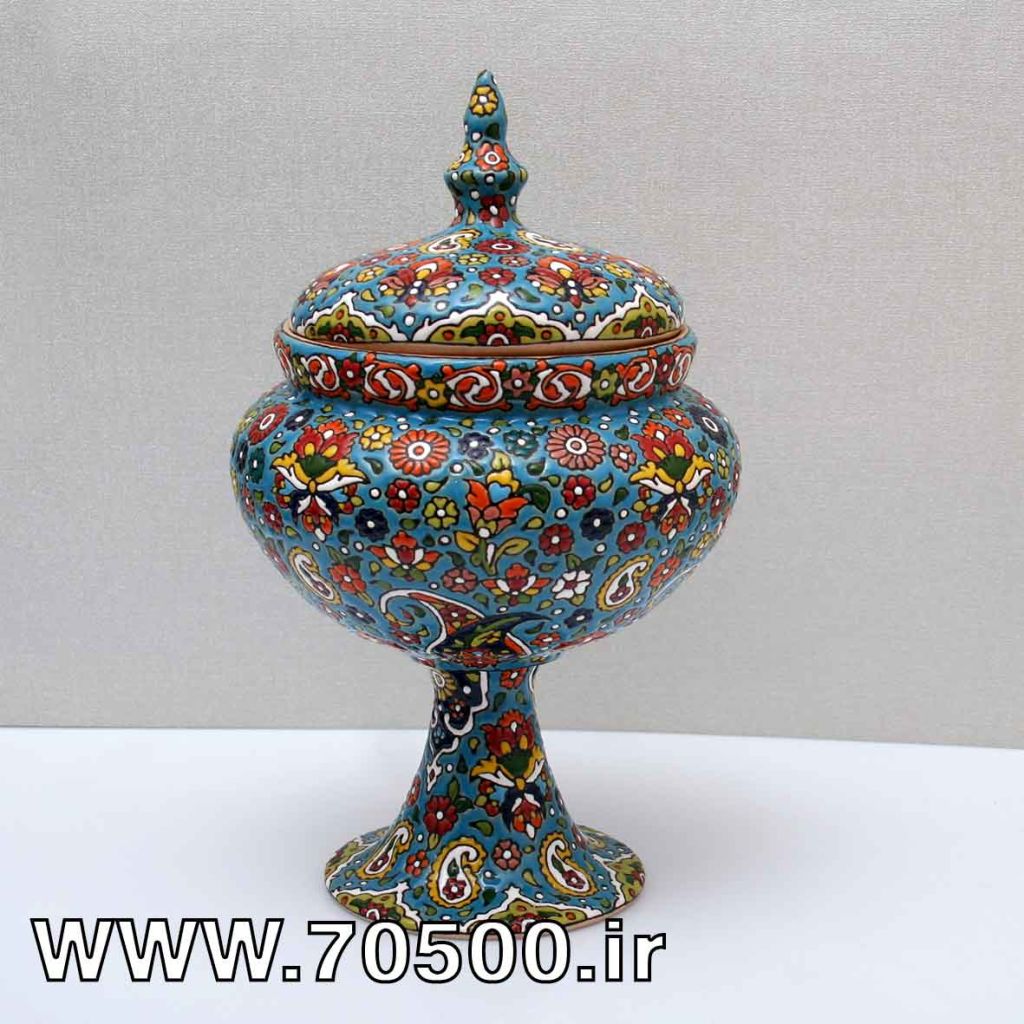 شکلات خوری مینا کاری سفال