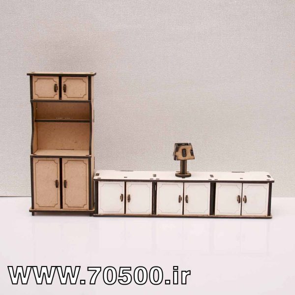 کابینت چوبی خانه عروسکی