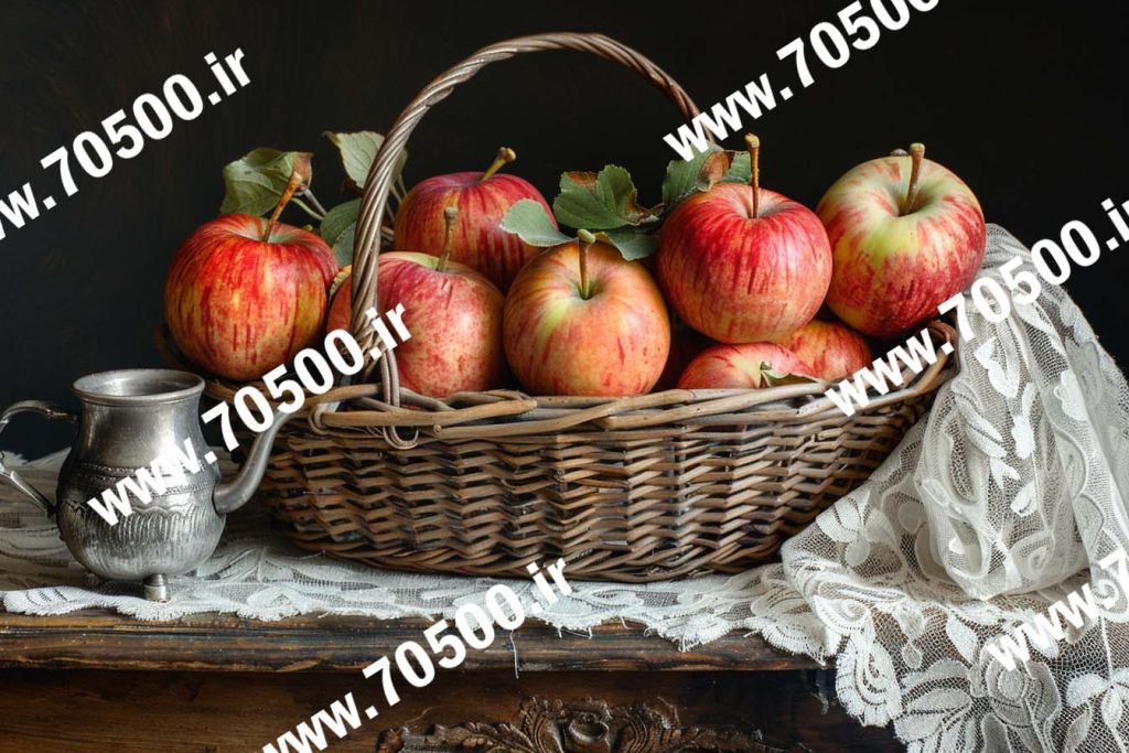 عکس با کیفیت سبد سیب