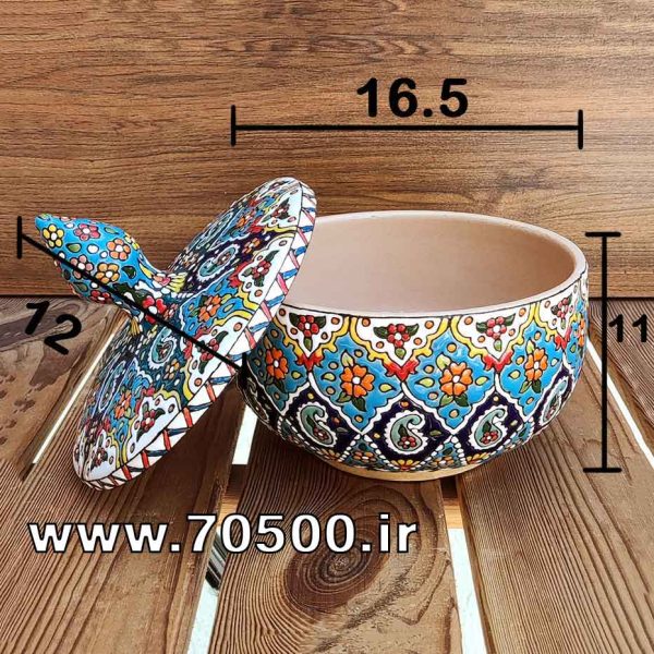 شکلات خوری بدون پایه در دار طرح ترنج