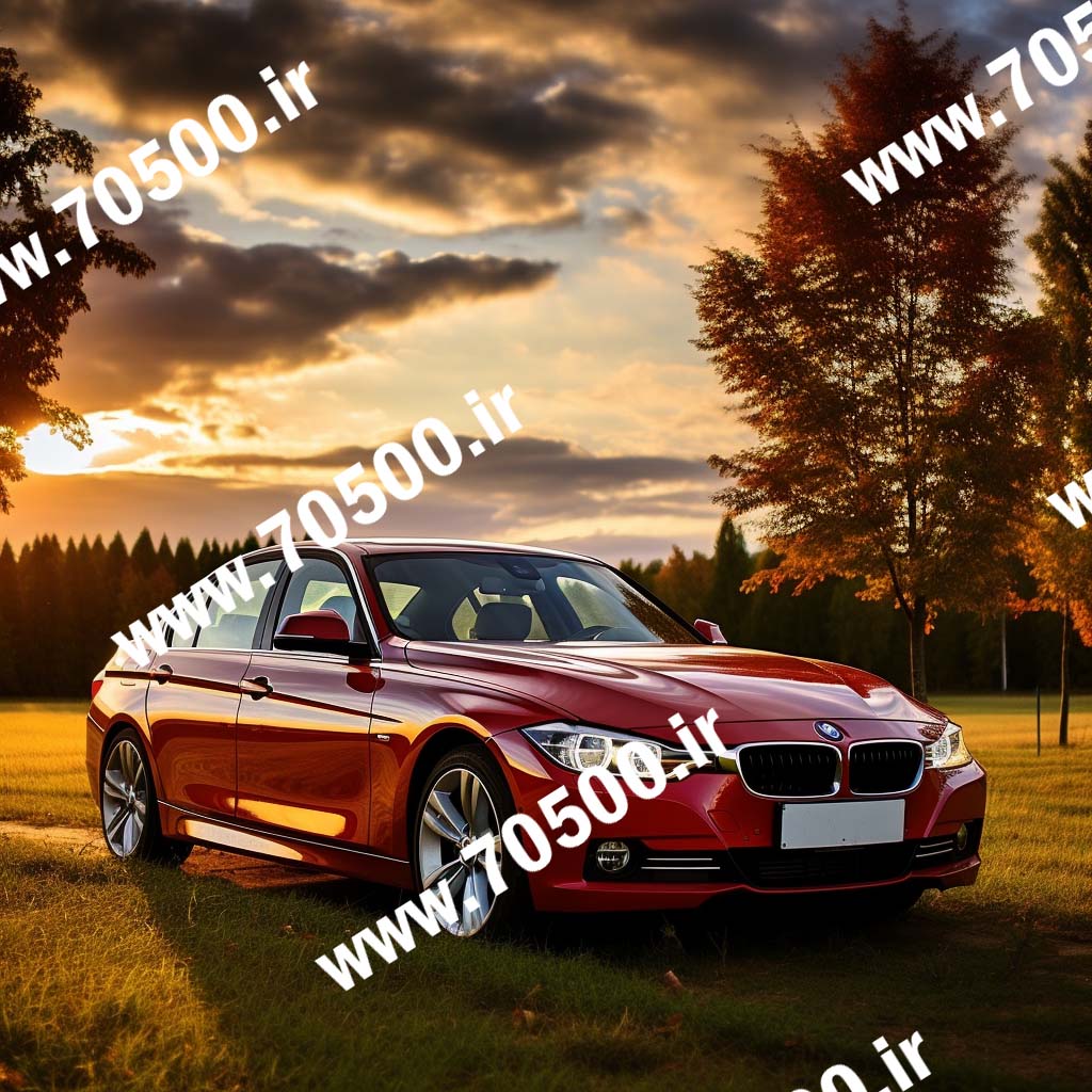 عکس ماشین BMW قرمز