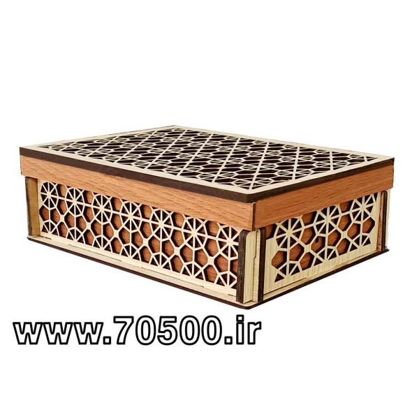 جعبه ی چاقو و چنگال  رومیزی مشبک