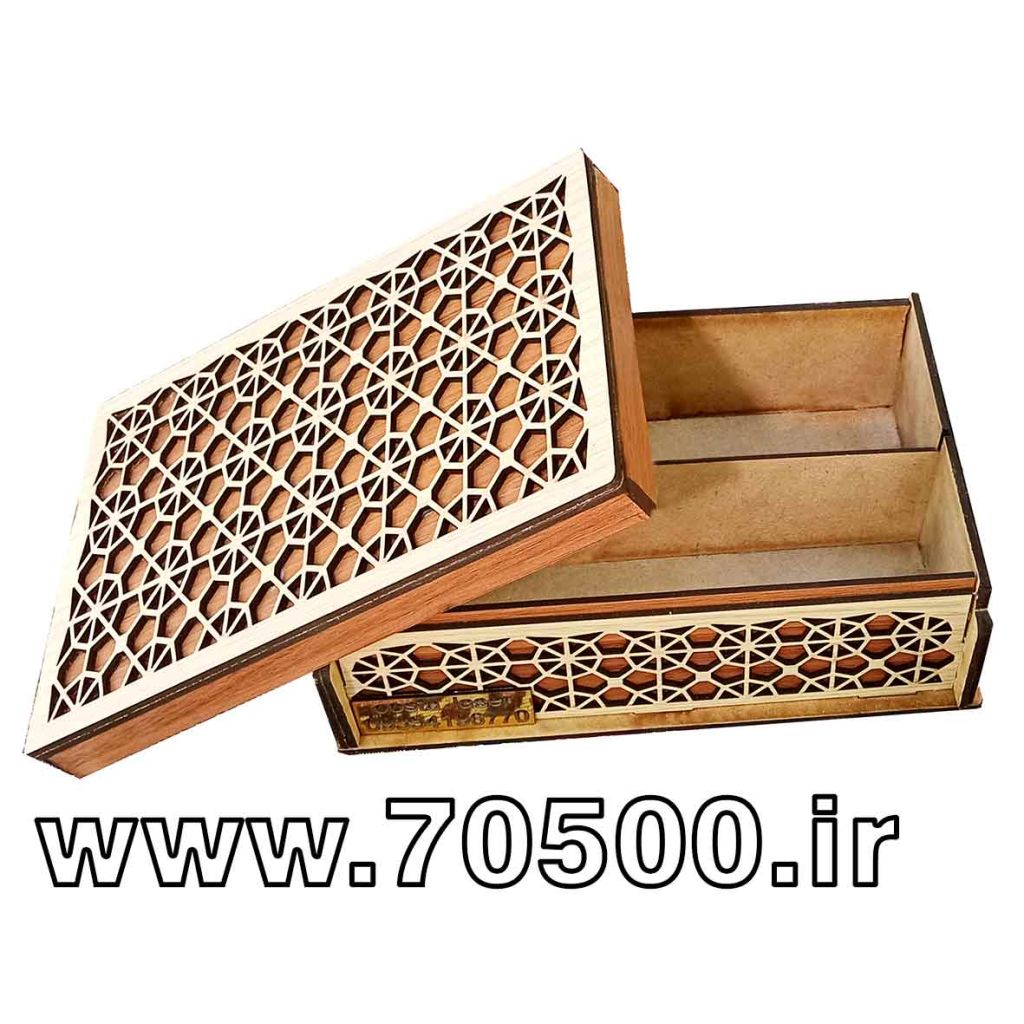 جعبه ی چاقو و چنگال  رومیزی مشبک