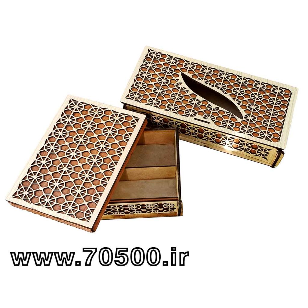ست جعبه قاشق چنگال و دستمال کاغذی