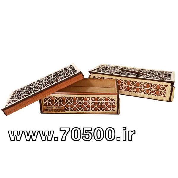 ست جعبه قاشق چنگال و دستمال کاغذی