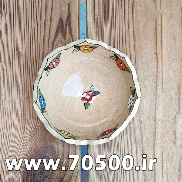 پیاله میناکاری طرح ترنج