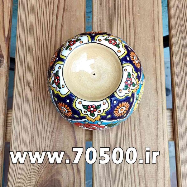 شمعدان وارمر و جا عودی میناکاری سفال طرح رز