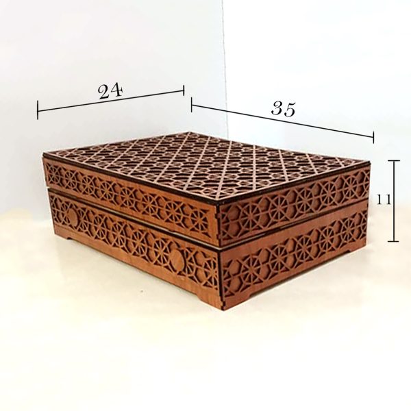 جعبه ی تی بگ و پذیرایی طرح منبت