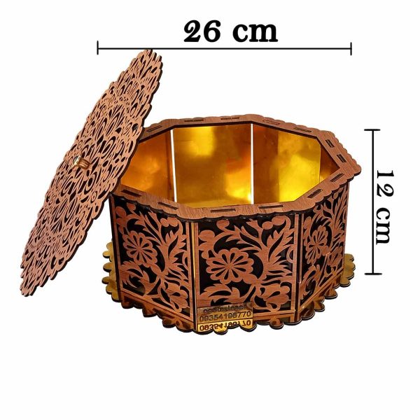 شکلات خوری چوبی طرح منبت