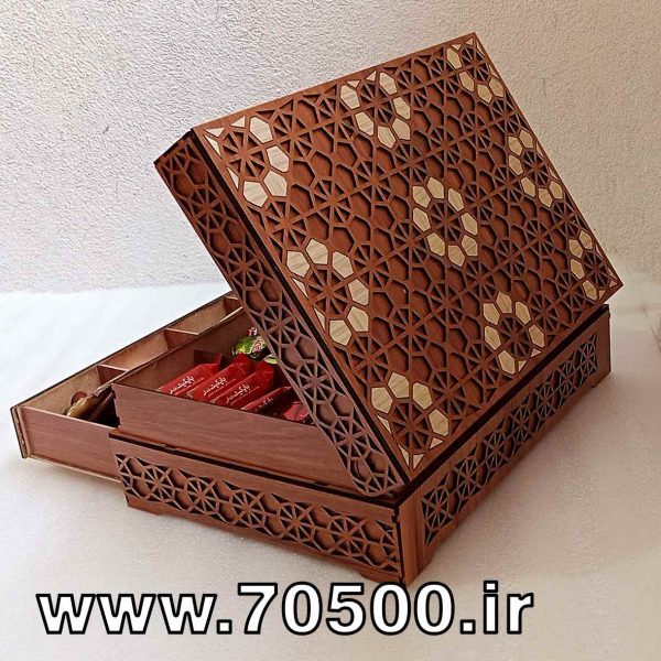 جعبه ی تی بگ و پذیرایی طرح منبت