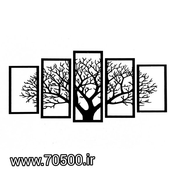 تابلو دکوراتیو مدرن طرح درخت