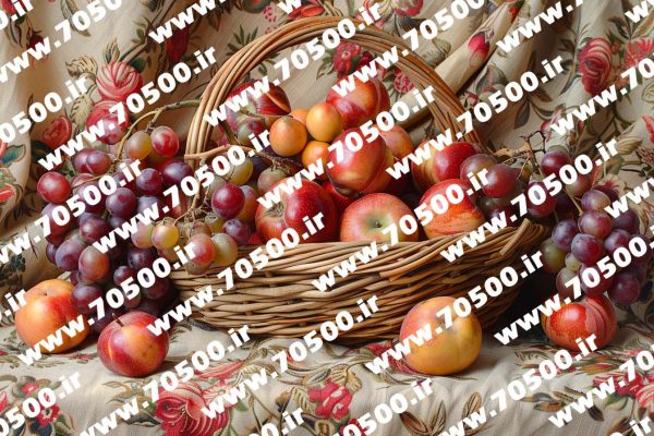 دانلود عکس سبد میوه تزیینی