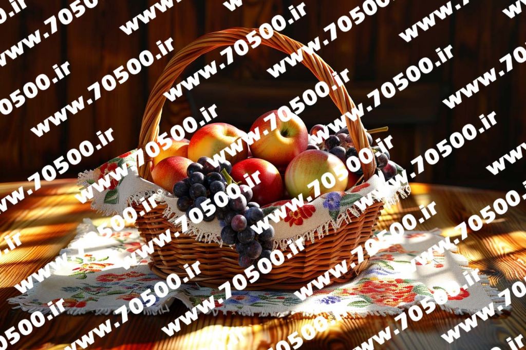 عکس سبد میوه برای طراحی