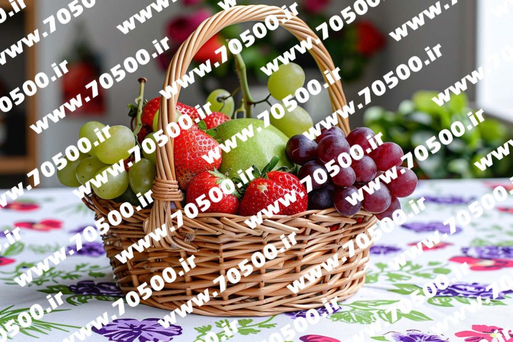 عکس سبد میوه طبیعی