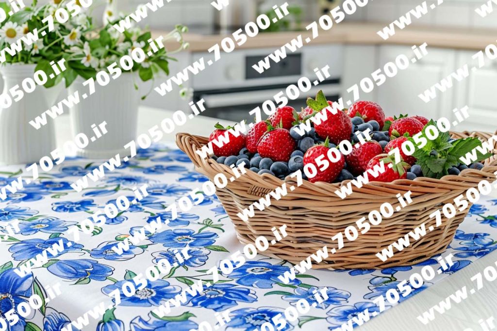 دانلود عکس سبد میوه روی میز