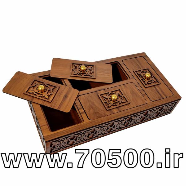 جعبه ی تنقلات و شکلات پذیرایی