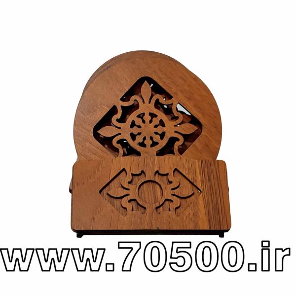 زیر لیوانی چوبی