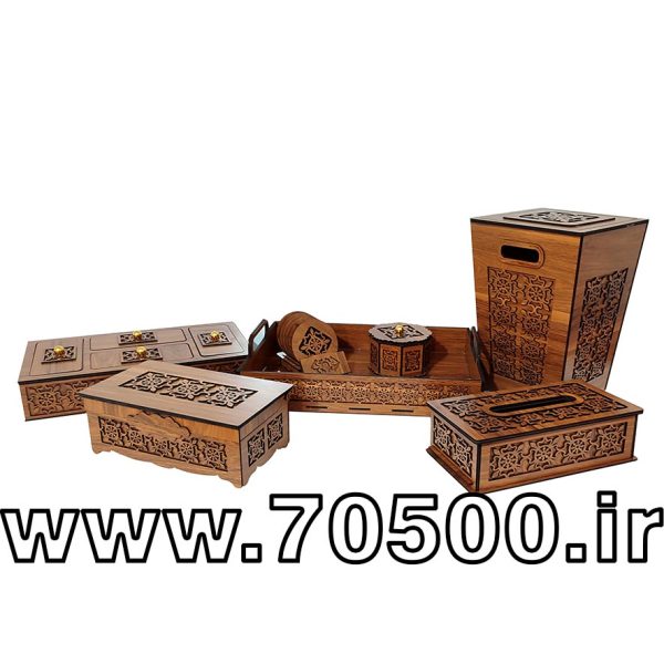 ست محصولات پذیرایی چوبی