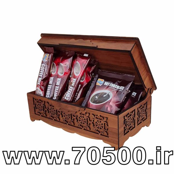 جعبه ی تی بگ و شکلات پذیرایی