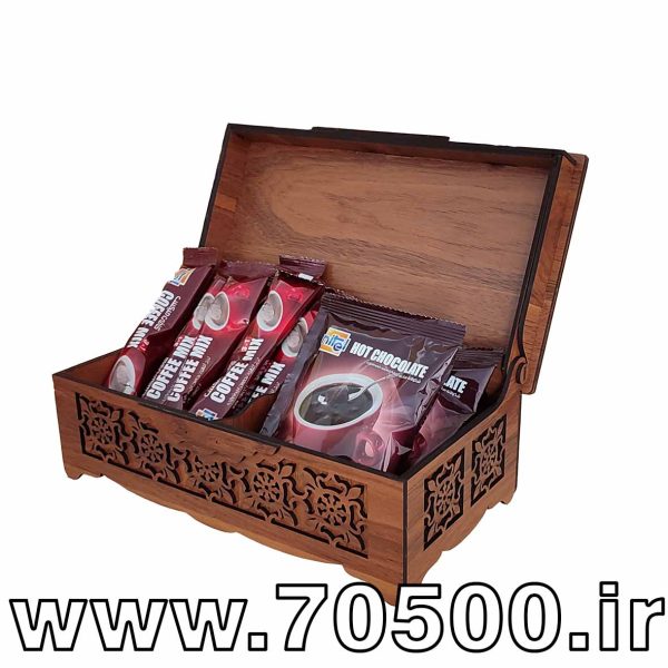 جعبه ی تی بگ و شکلات پذیرایی