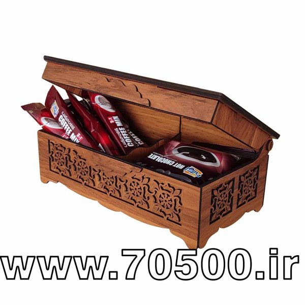 جعبه ی تی بگ و شکلات پذیرایی