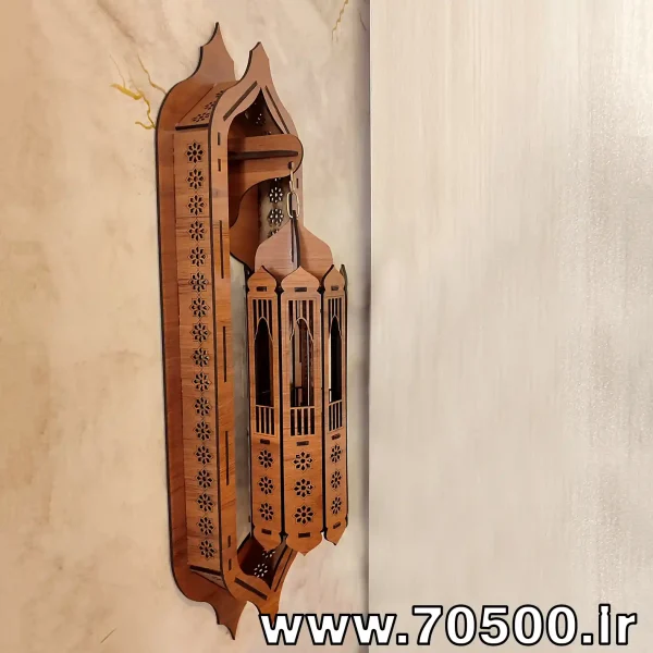 فانوس چوبی وارمر دار
