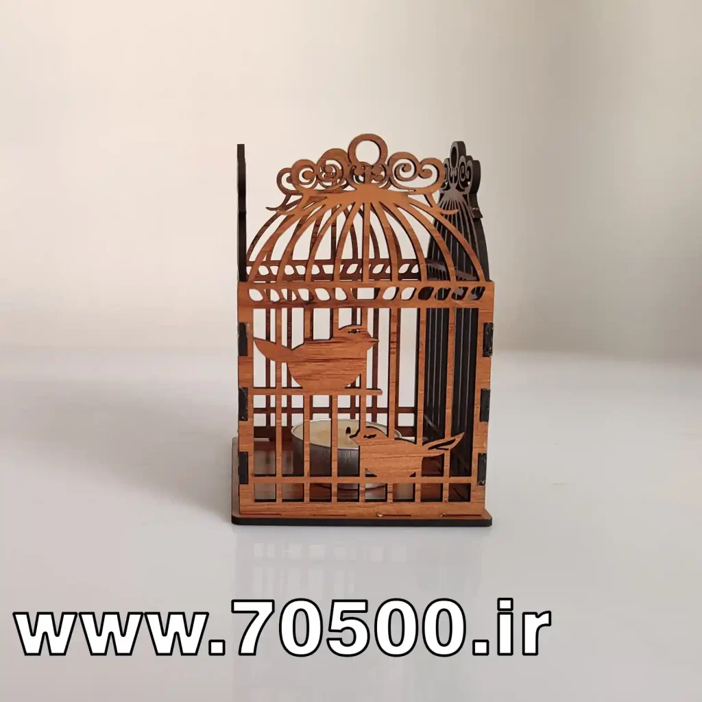جا شمعی وارمر طرح قفس