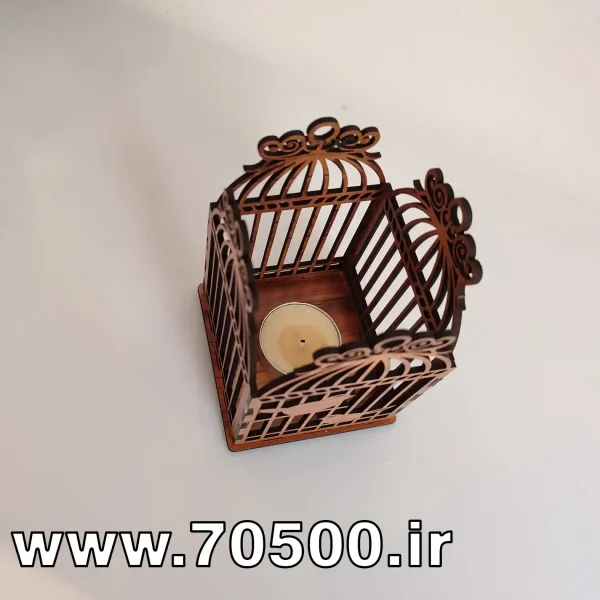 جا شمعی وارمر طرح قفس