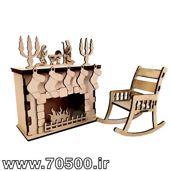 شومینه خانه عروسکی