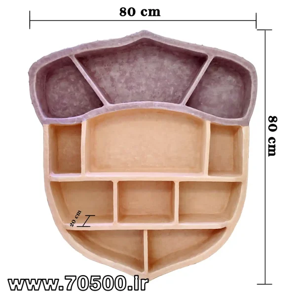 جاکتابی دکوراتیو پاپیه ماشه
