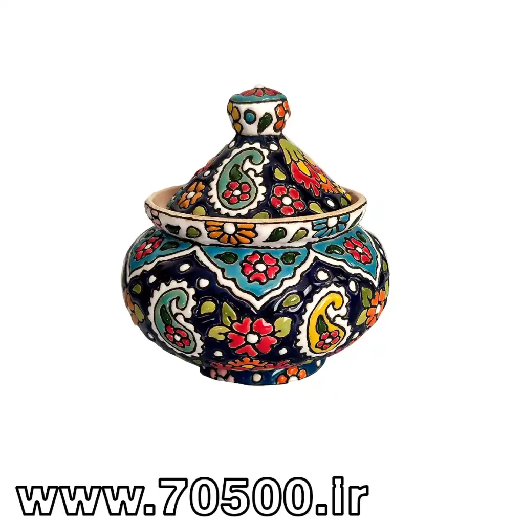 قندان میناکاری سفال نفیس