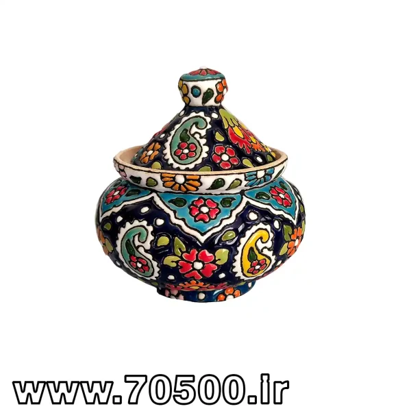 قندان میناکاری سفال نفیس