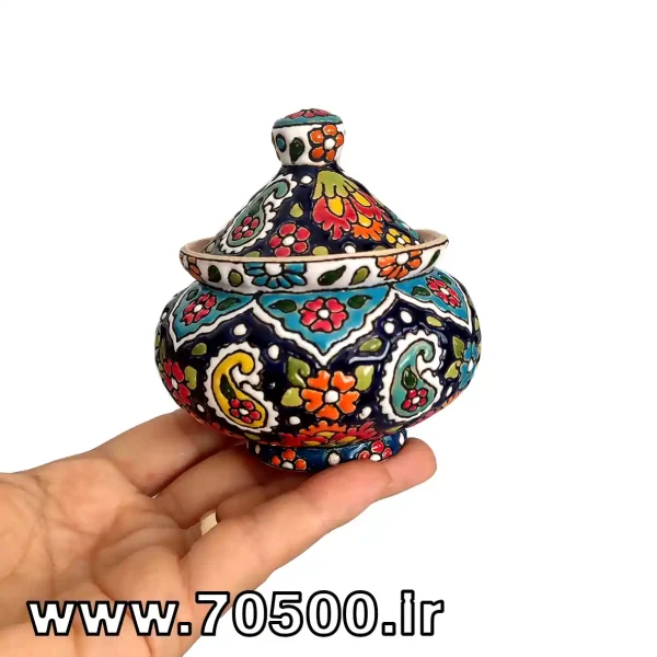 قیمت قندان میناکاری سفالی