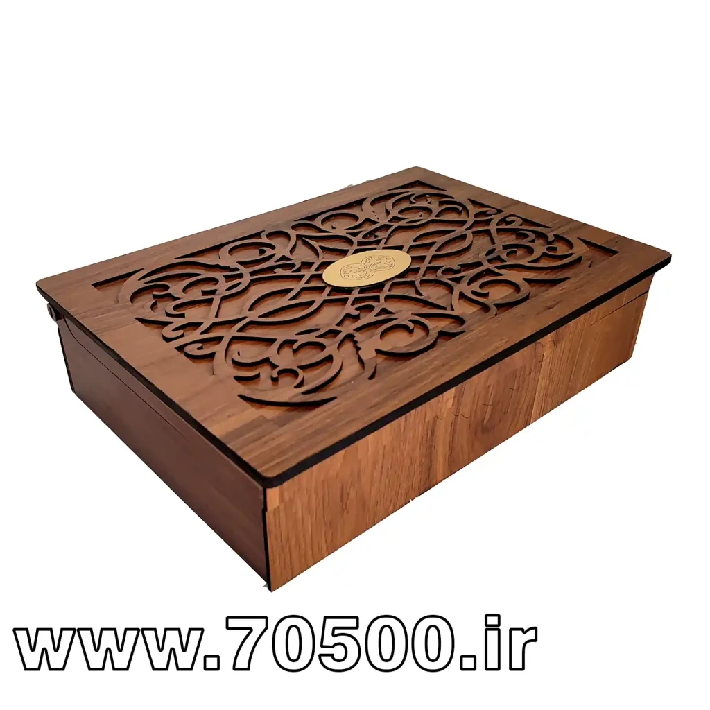 جعبه تی بگ چوبی