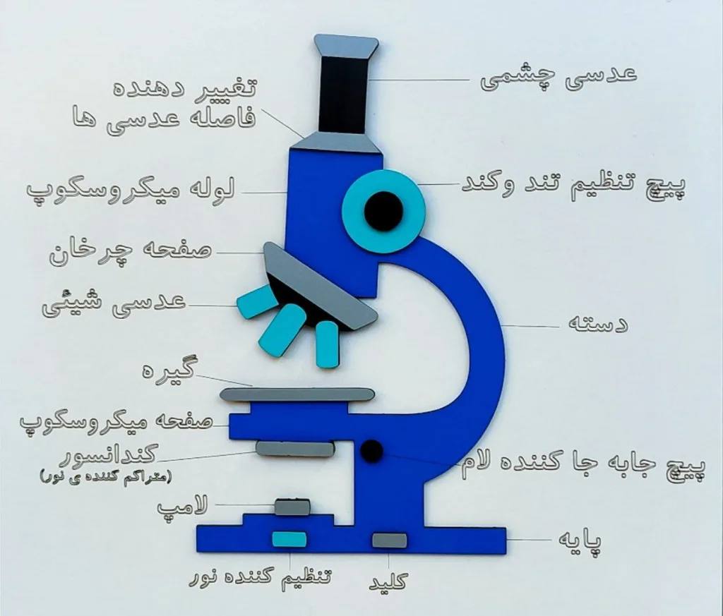 آموزش تصویری میکروسکوپ