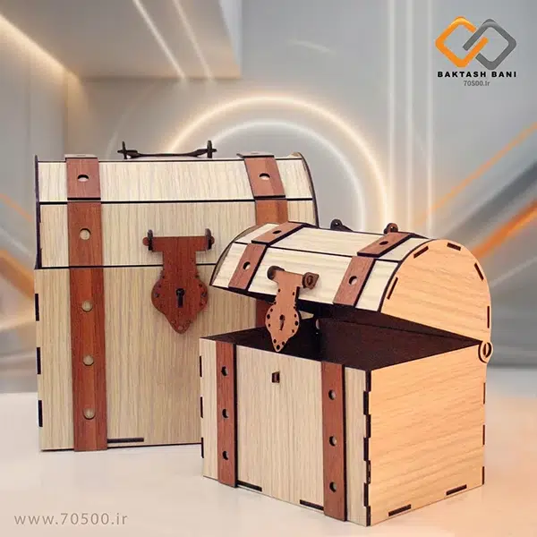خرید صندوقچه شیک چوبی سایز بزرگ