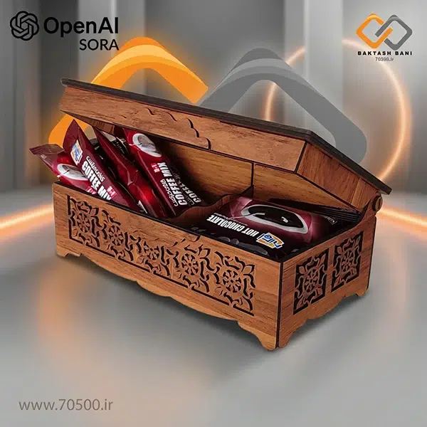جعبه‌ی تی بگ و شکلات پذیرایی