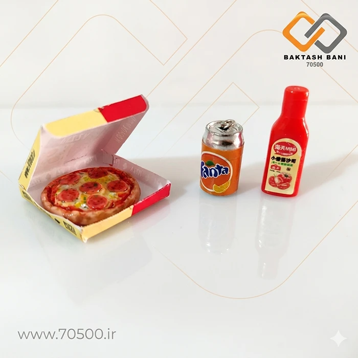 پک پیتزا مینیاتوری خانه عروسکی