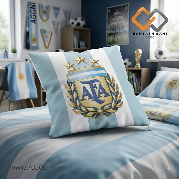 خرید و قیمت کوسن طرح آرژانتین 30*30
