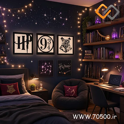خرید و قیمت تابلو دکوراتیو هری پاتر